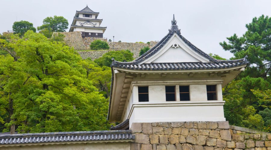 marugame castle shikoku japan